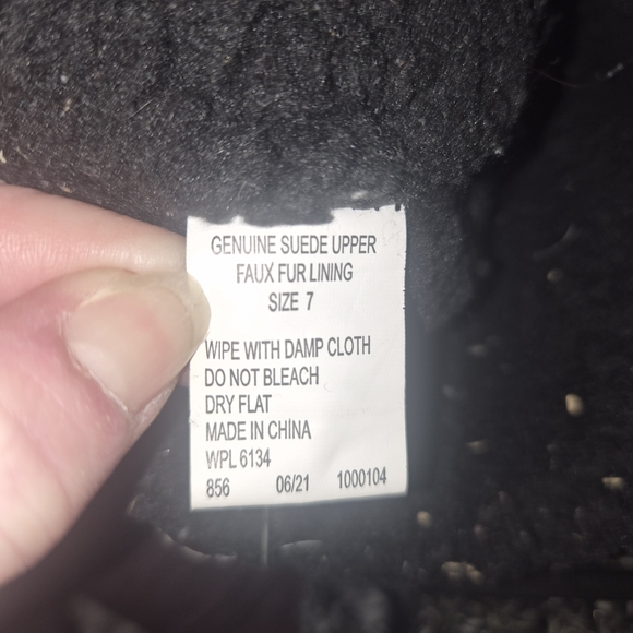 Muk Luks Black and Gray Winter Boots - Picture 2 of 4